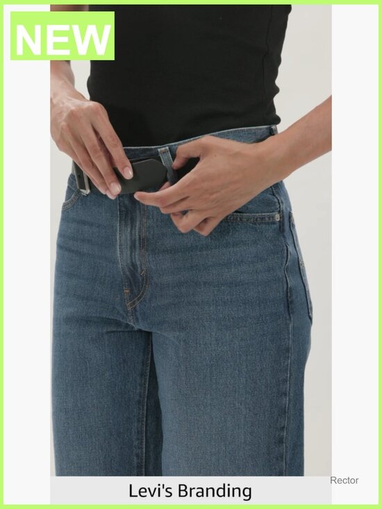 Women\'s Casual Leather Belt with Square Buckle – Stylish Jeans & Dress Belt main image 7